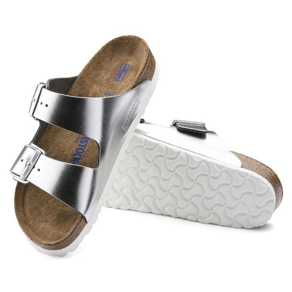 Birkenstock NWT Arizona sandal, Silver, size 38 - Picture 2 of 11